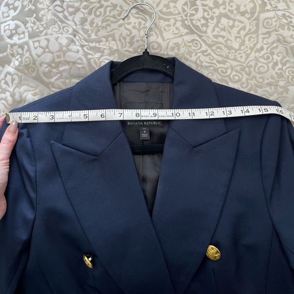 Banana Republic Double Breasted Captain’s Blazer (4 Tall) - Picture 13 of 15